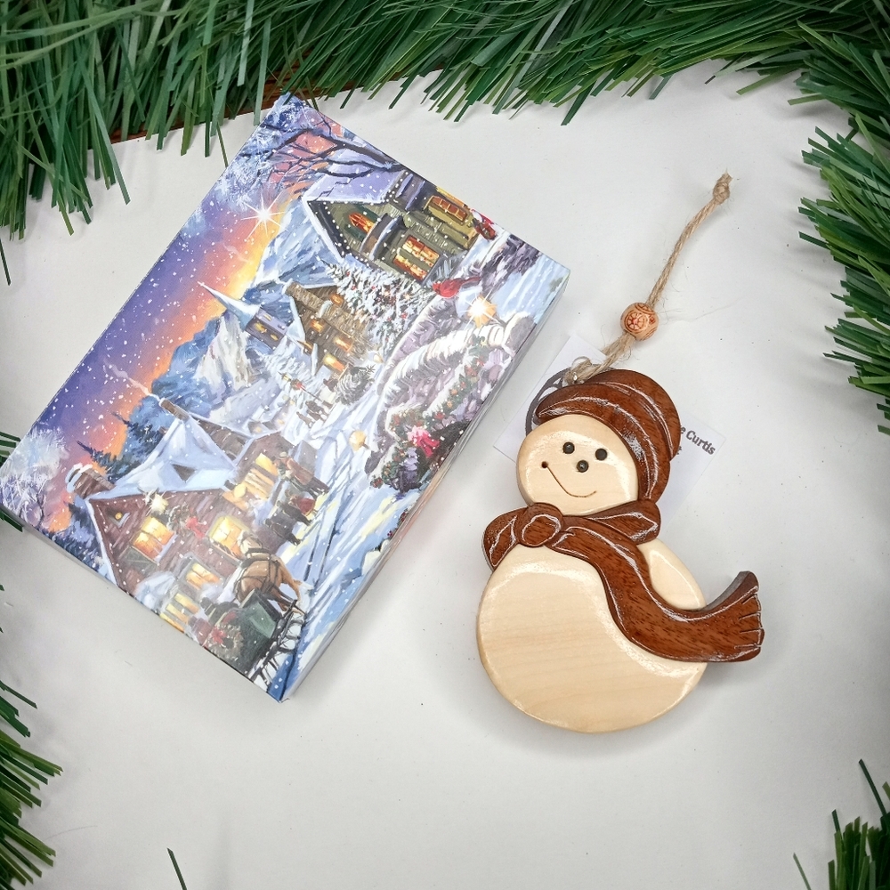 Hand Crafted Wood Ornament